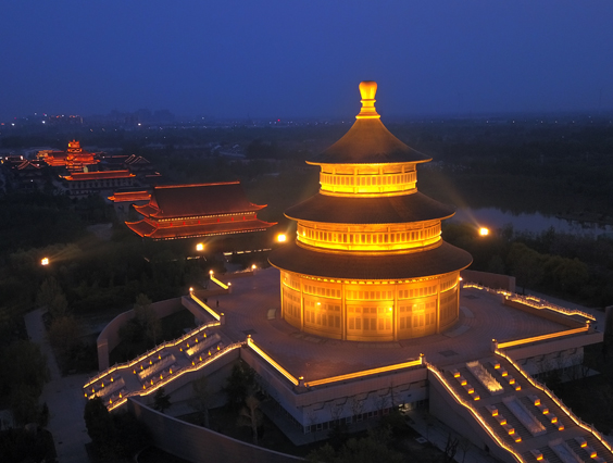 月色印古寺，光影繪禪意 — 勇電照明慶云金山寺項目
